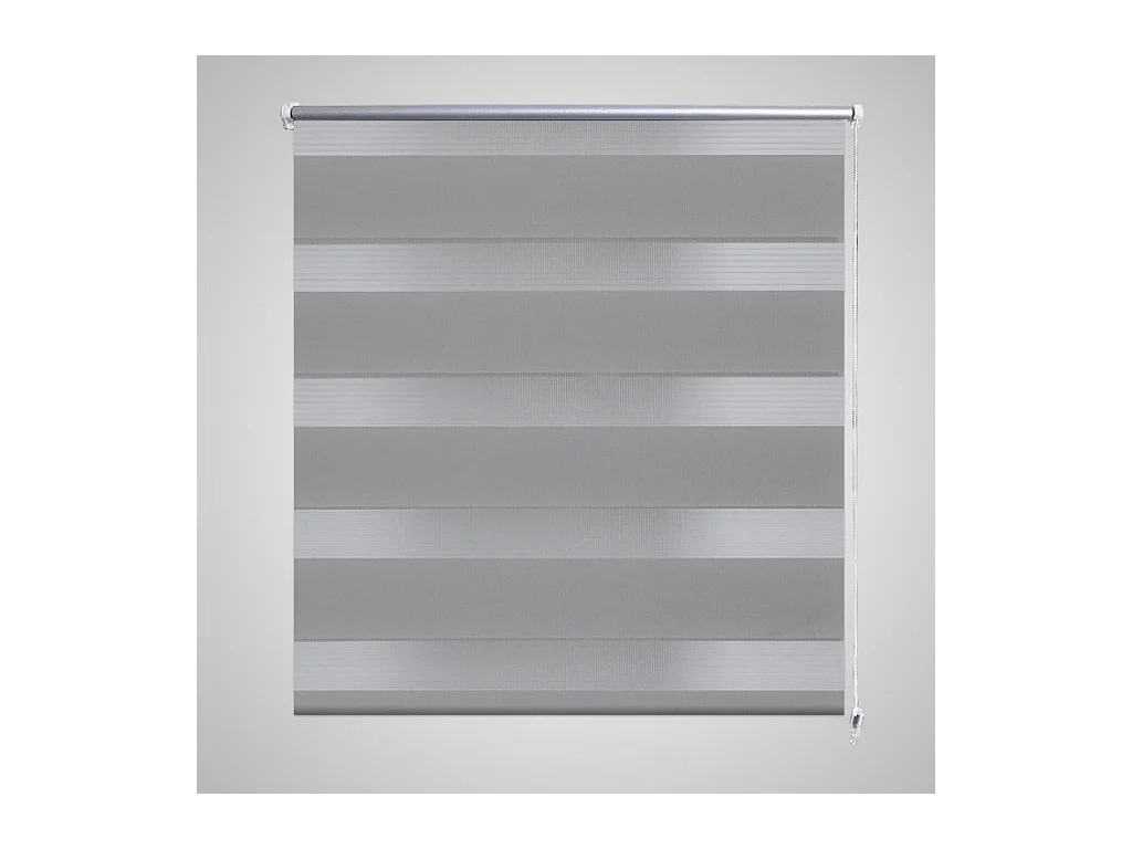 Estor enrollable gris de 100 x 175 cm, cortina para ventana, protección visual, persiana enrollable 4102105