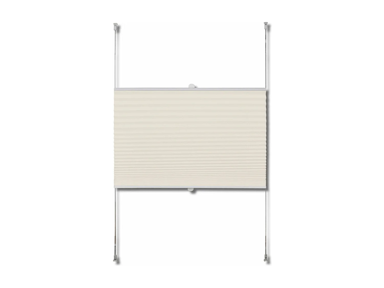 Estor plisado crema 70 x 125 cm 4102205