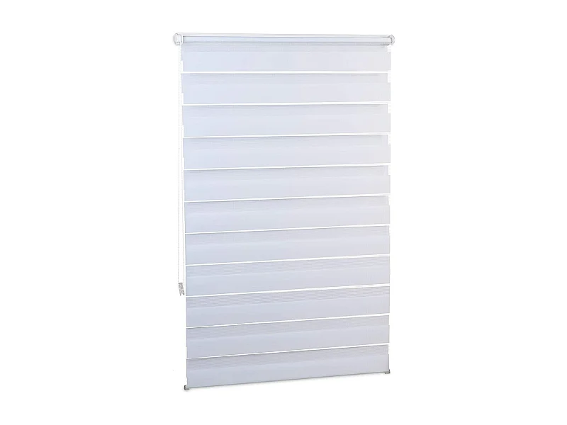 Estor enrollable de doble cara sin taladrar 110 x 150 cm blanco 13_0002539_5
