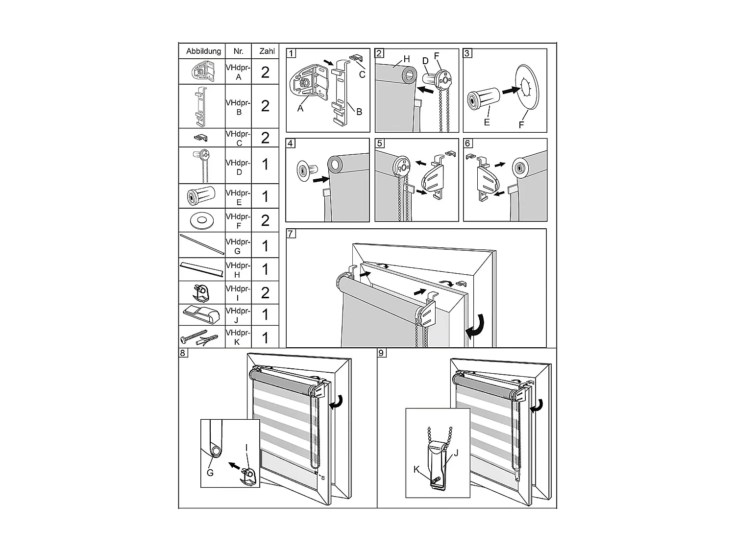 Store enrouleur zebra day blanche 220 x 100 x 220 cm 19_0000853