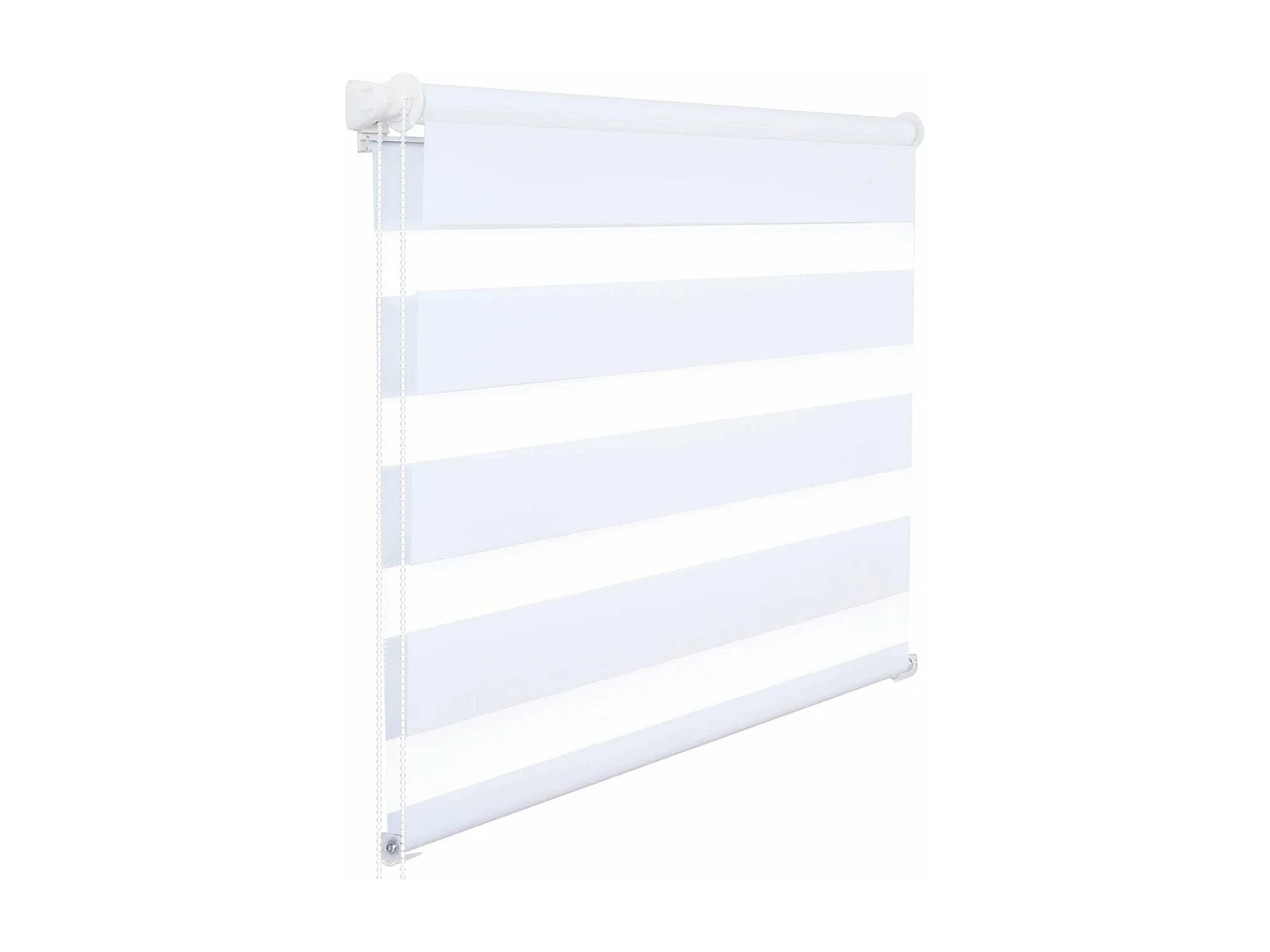 Estor enrollable Zebra día y noche doble capa 100x220 cm blanco 19_0000853