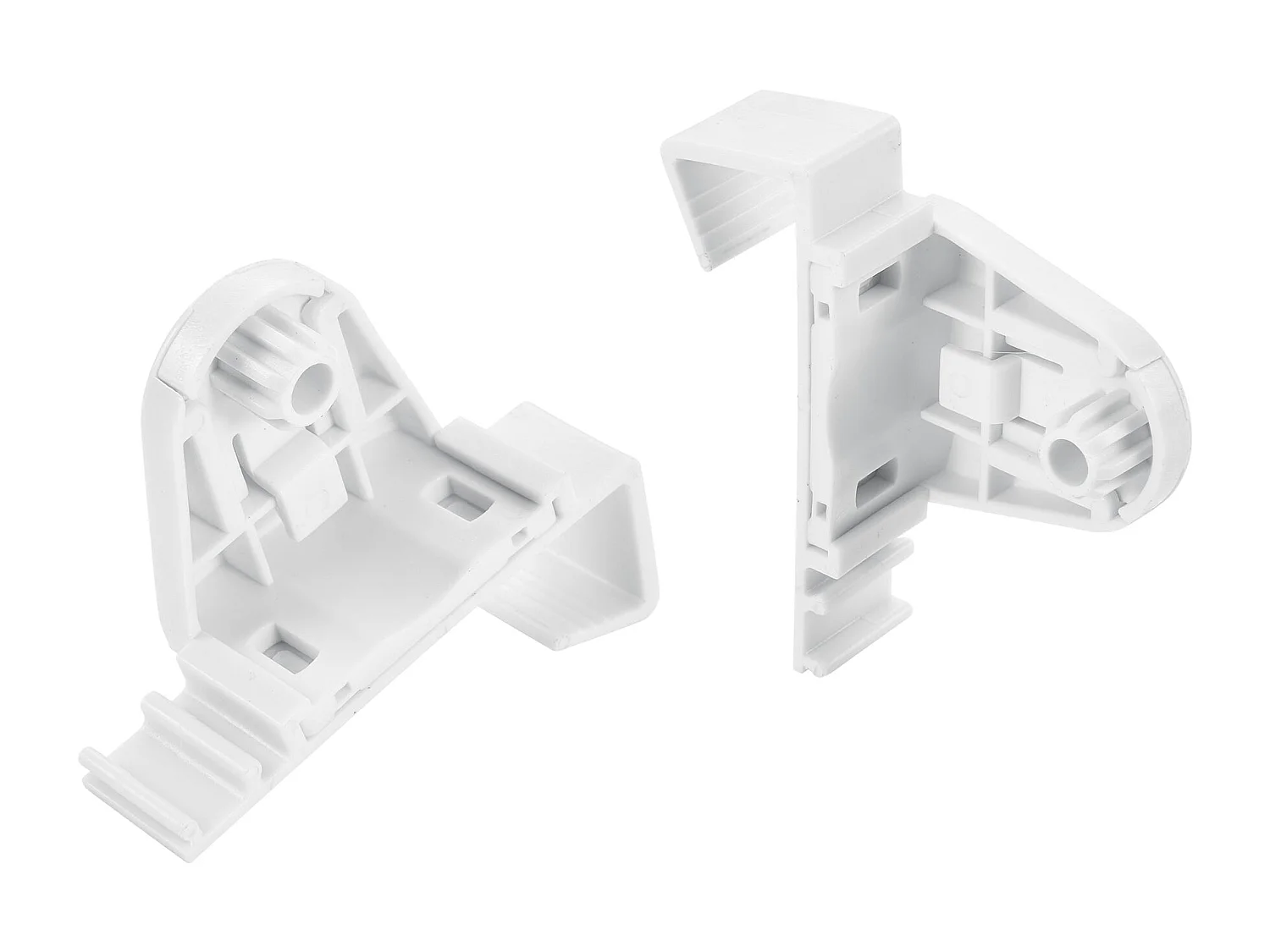 Tenda a rullo senza foratura regolabile in continuo striscia in tessuto di poliestere 45 x 150 cm bianco 03_0006072