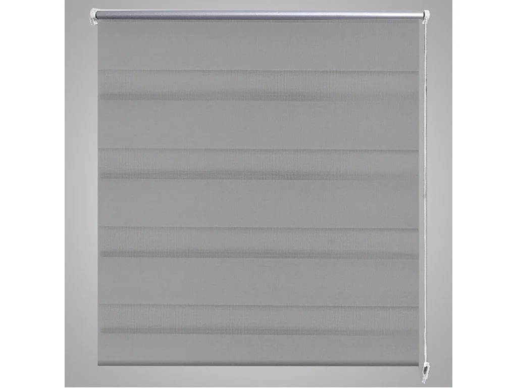 Tenda a rullo grigia vagliante 70 x 120 cm tenda per finestra schermatura privacy tapparella 4102089