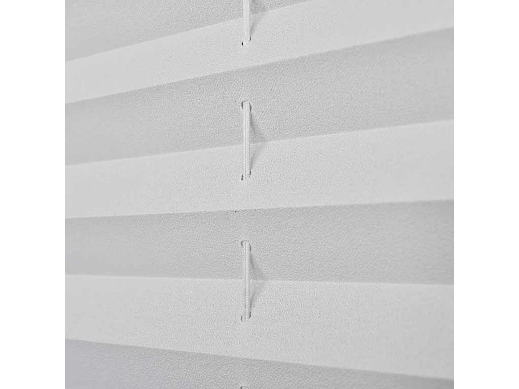 Store plissé en blanc blanche 60 x 60 x 100 cm 4102168