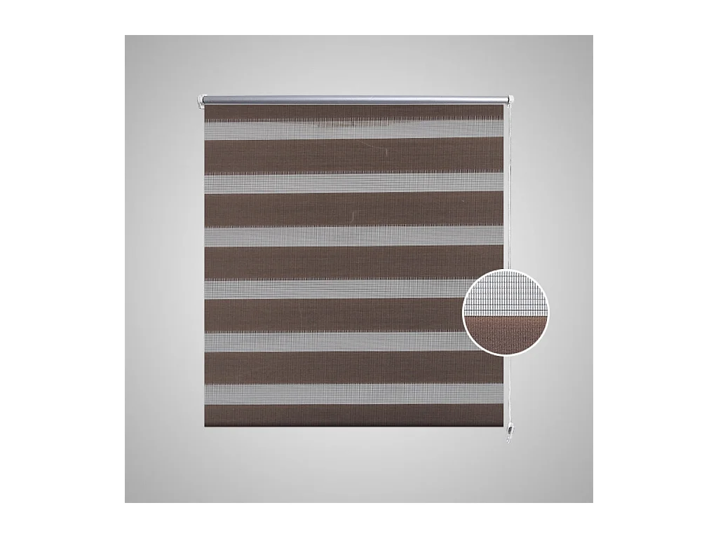 Store enrouleur marron tamisant marron 60 x 0.18 x 120 cm 4102087