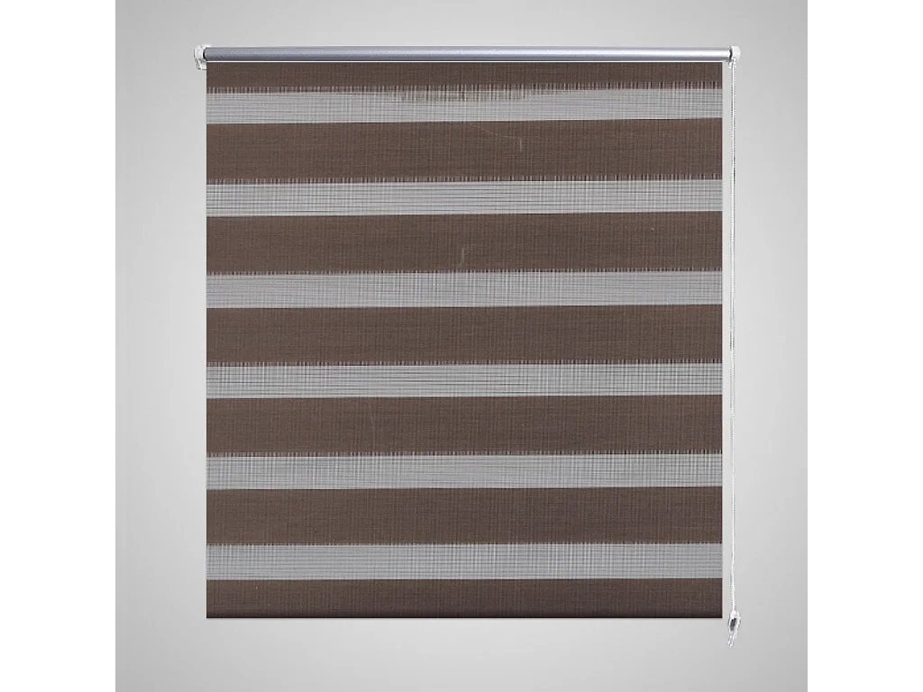 Estor enrollable marrón tamiz 60 x 120 cm cortina de ventana protección visual persiana enrollable 4102087