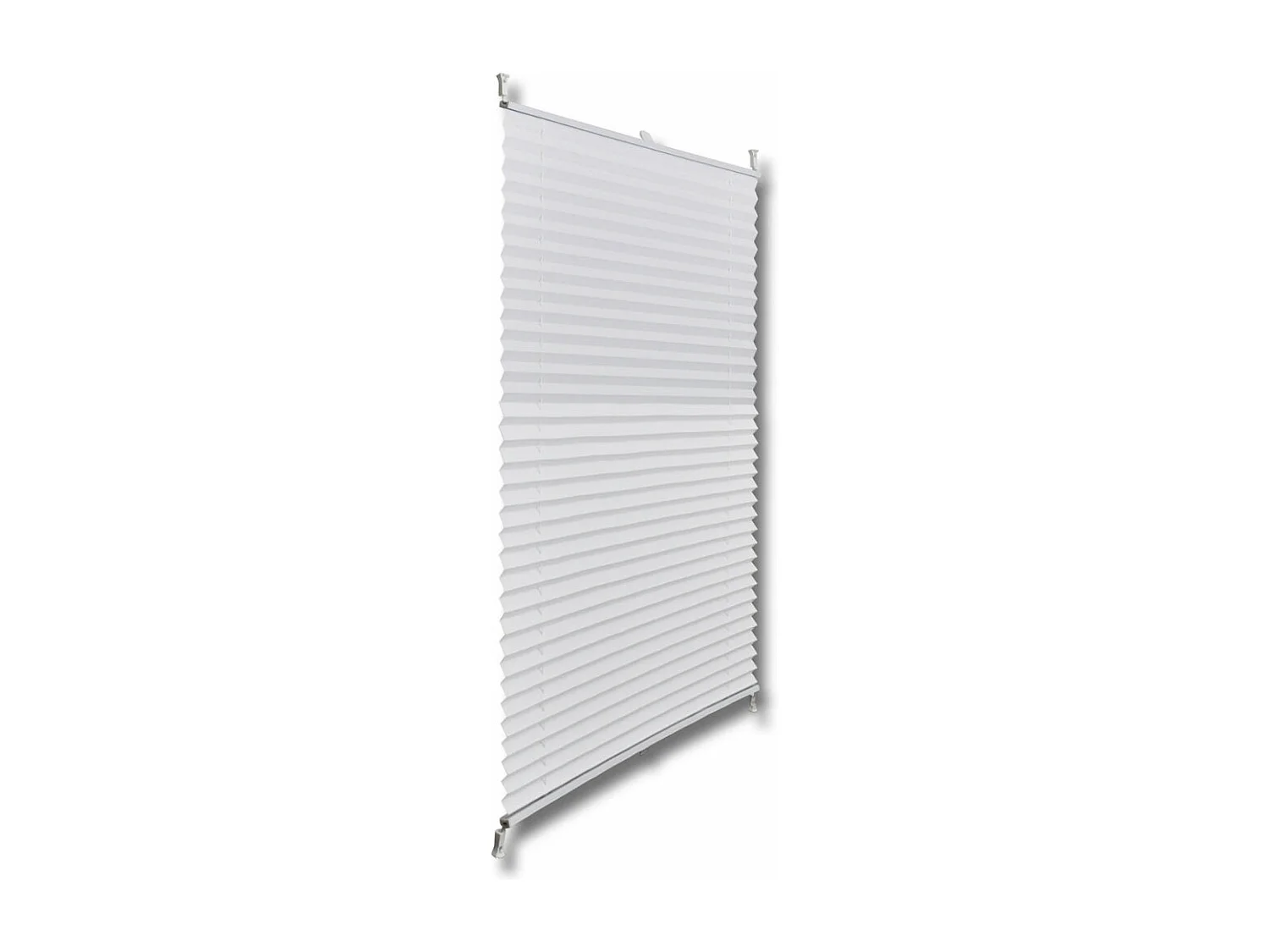 Store plissé en blanc blanche 150 x 60 x 150 cm 4102170