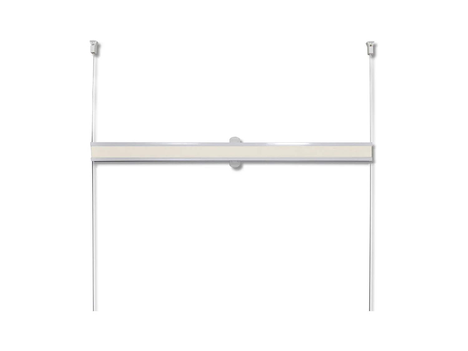 Tenda plissettata color crema 90 x 100 cm 4102212