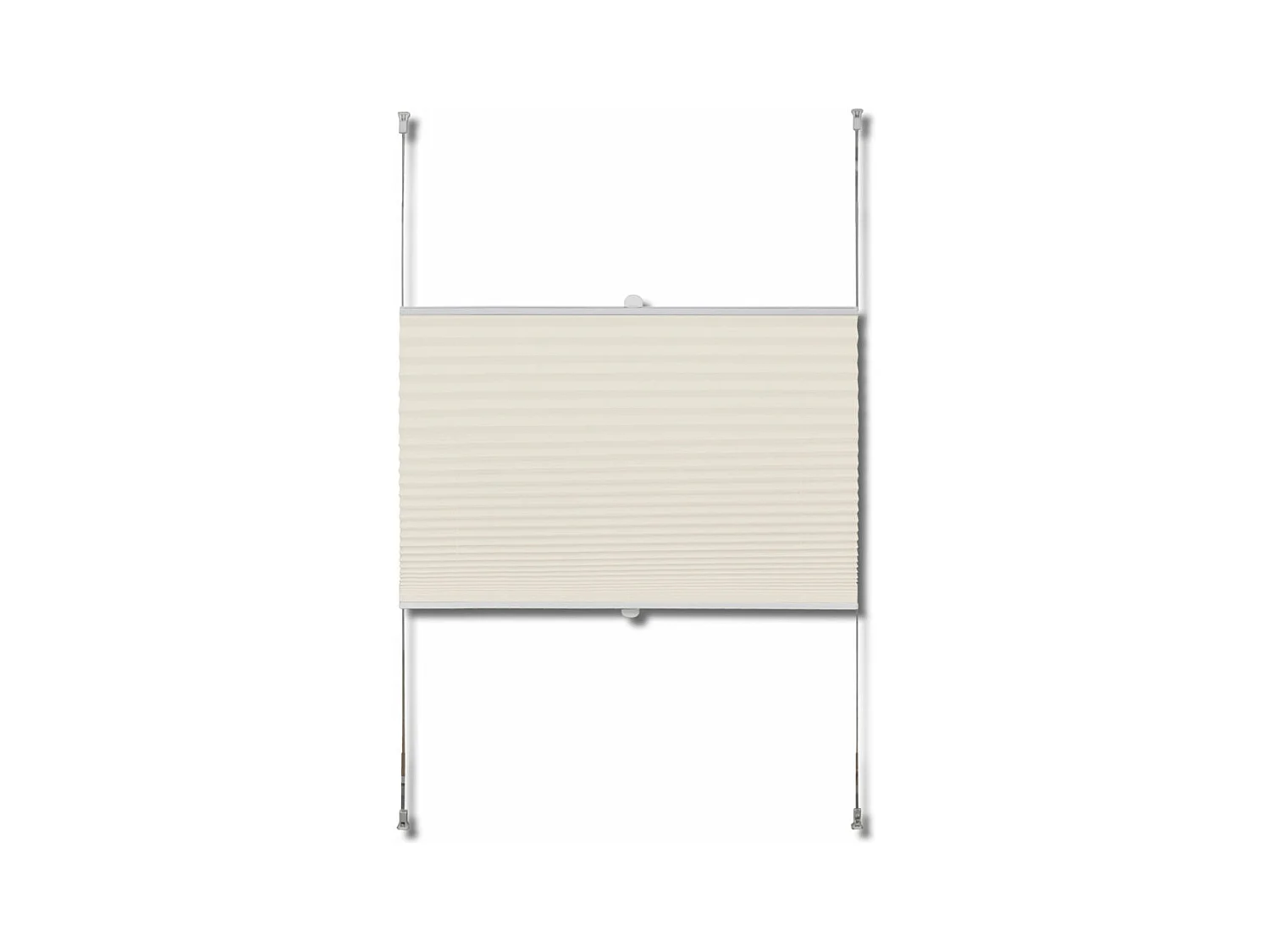 Store plissé en crème crème 70 x 70 x 200 cm 4102207