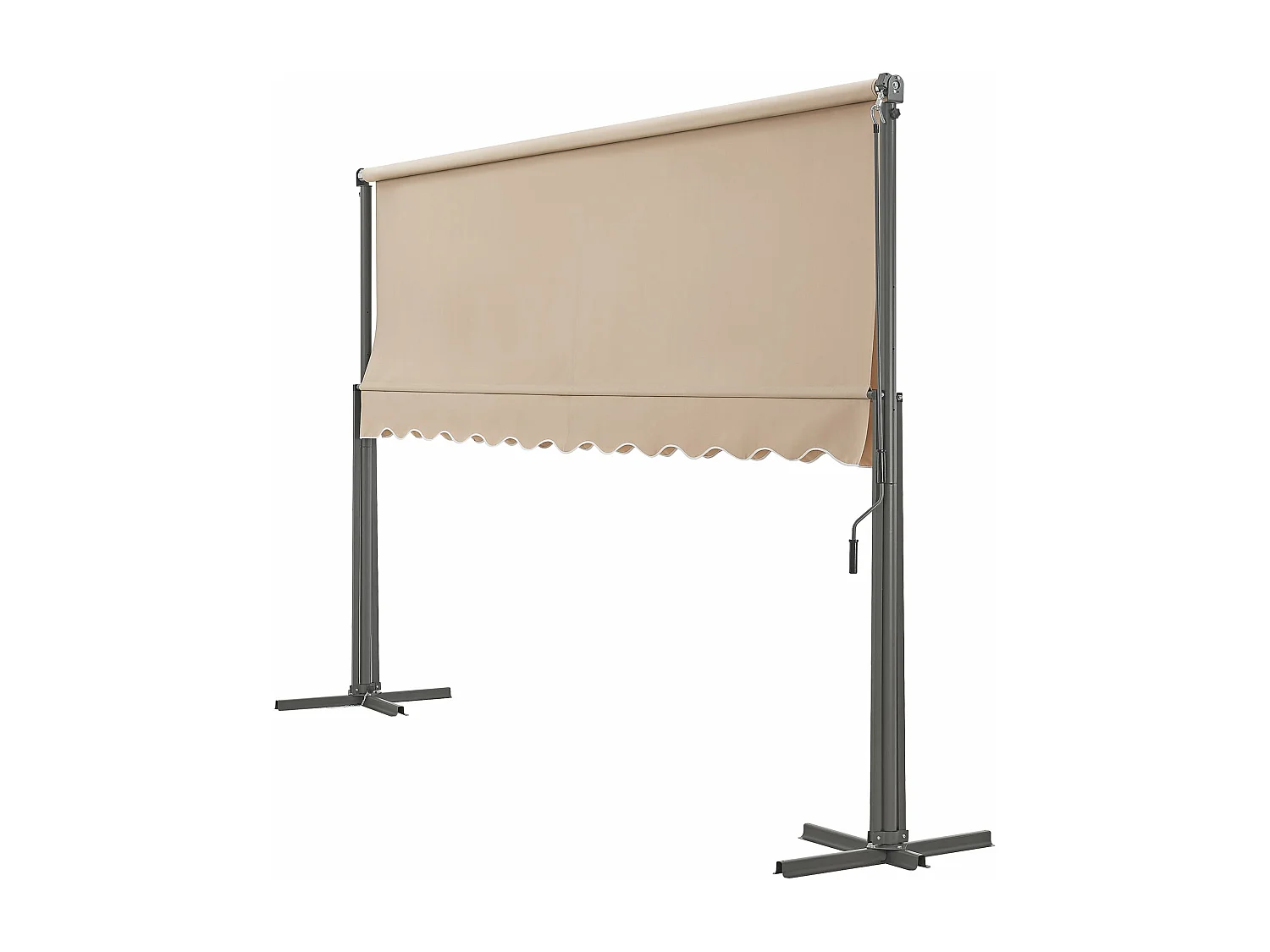 Tenda autoportante doppia pendenza 400 x 300 x 260 cm sabbia 03_0008295