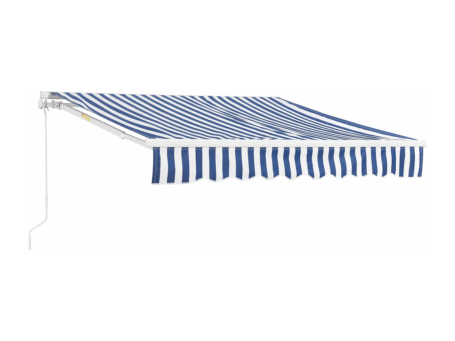 Store banne avec manivelle blanche 300 x 300 x 250 cm 03_0008304