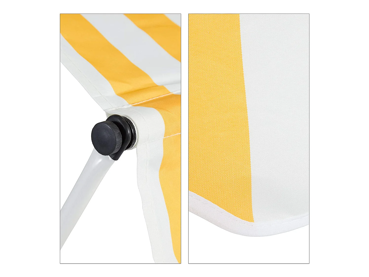 Store banne télescopique de blanche 200 x 120 x 3 cm 13_0001619_6