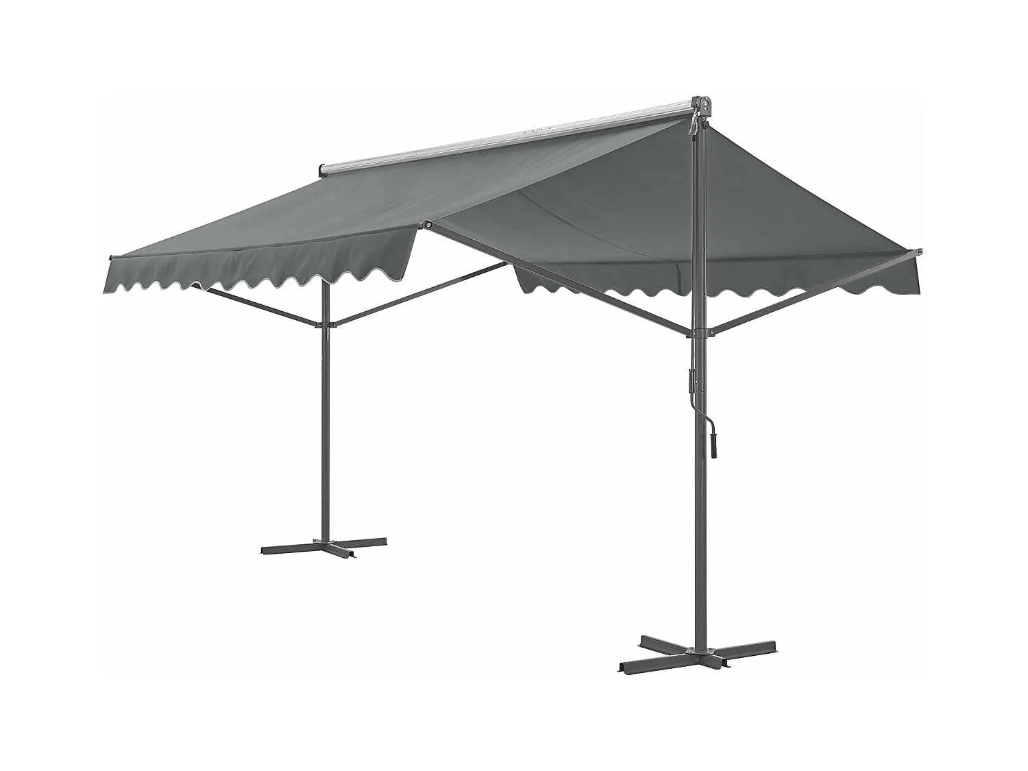 Store banne autoportant à grise 400 x 300 x 260 cm 03_0008294