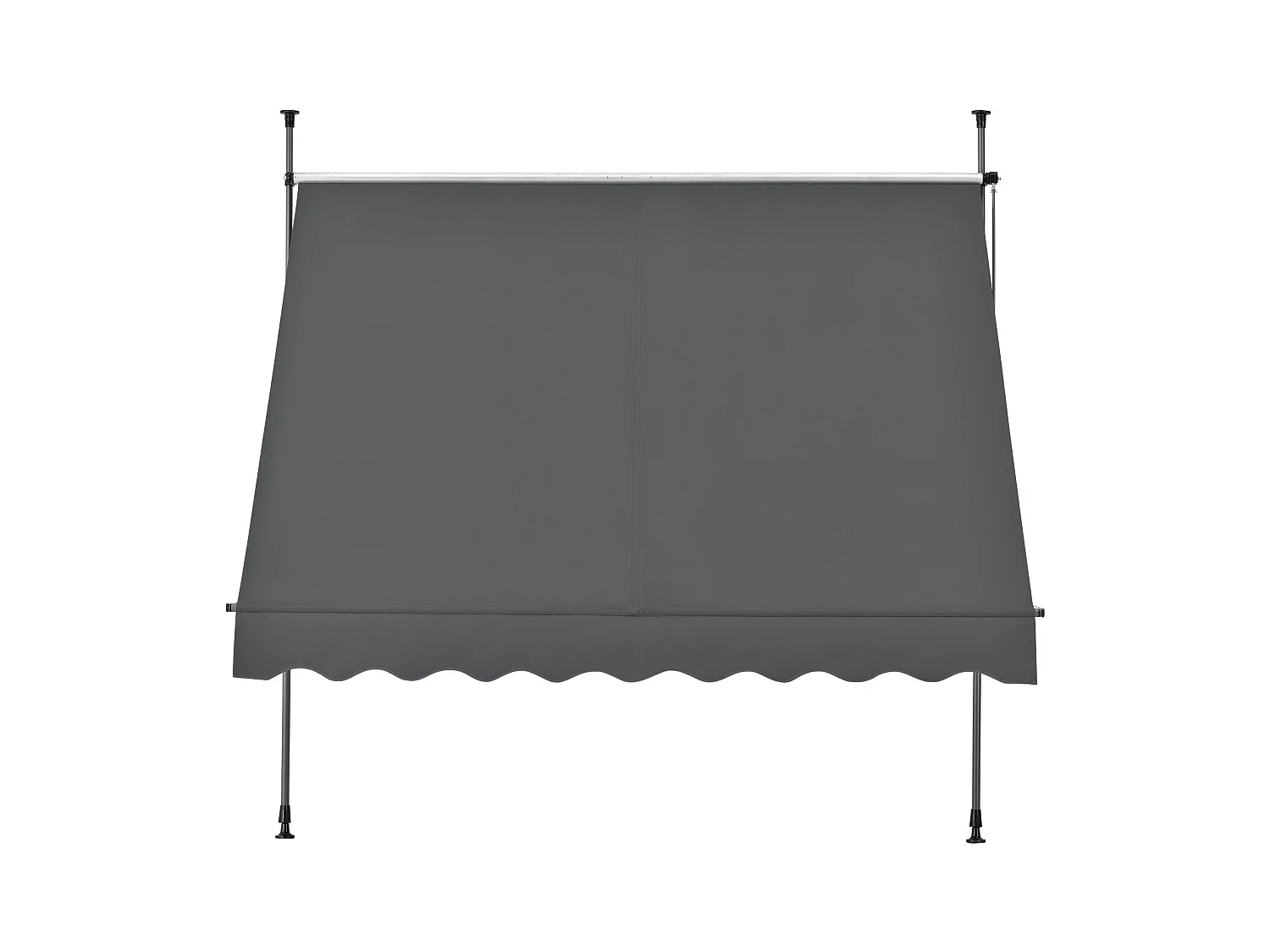 Brise-soleil pare-soleil métal et métal grise 400 x 120 x 300 cm 03_0001120