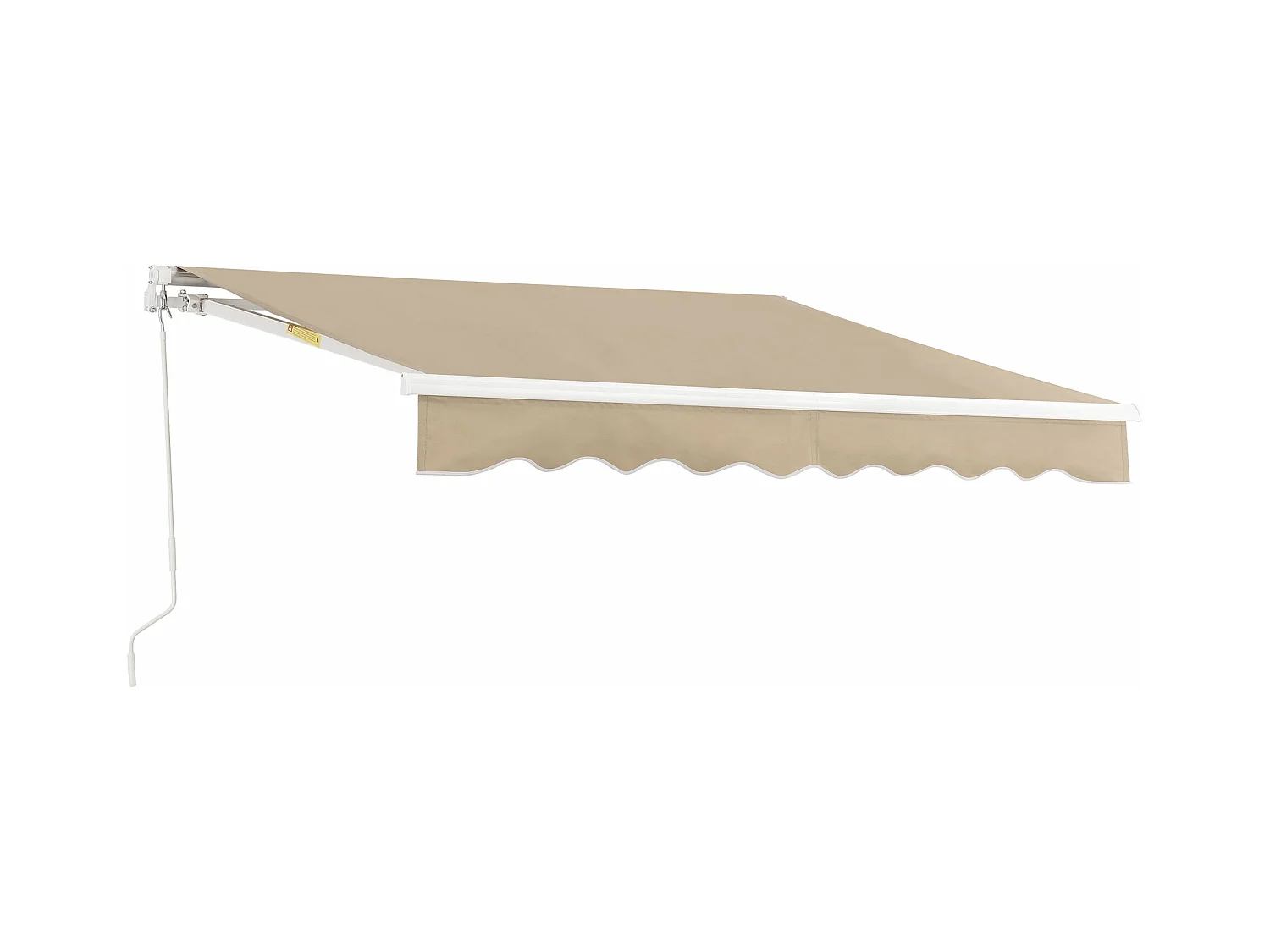 Toldo com manivela 250 x 200 cm bege 03_0008298