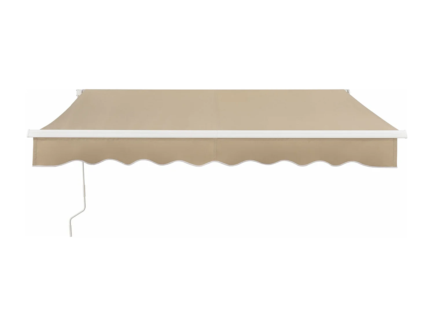 Toldo com manivela 250 x 200 cm bege 03_0008298