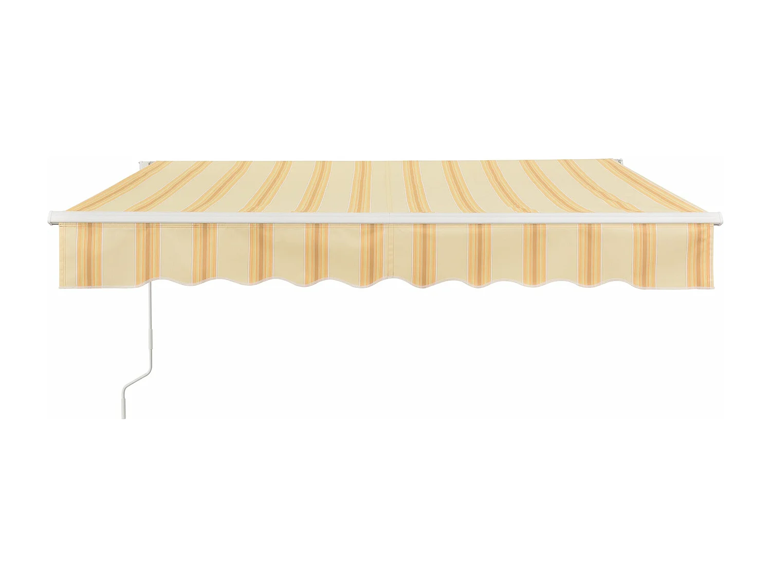 Toldo com manivela 350 x 250 cm amarelo e branco 03_0008311