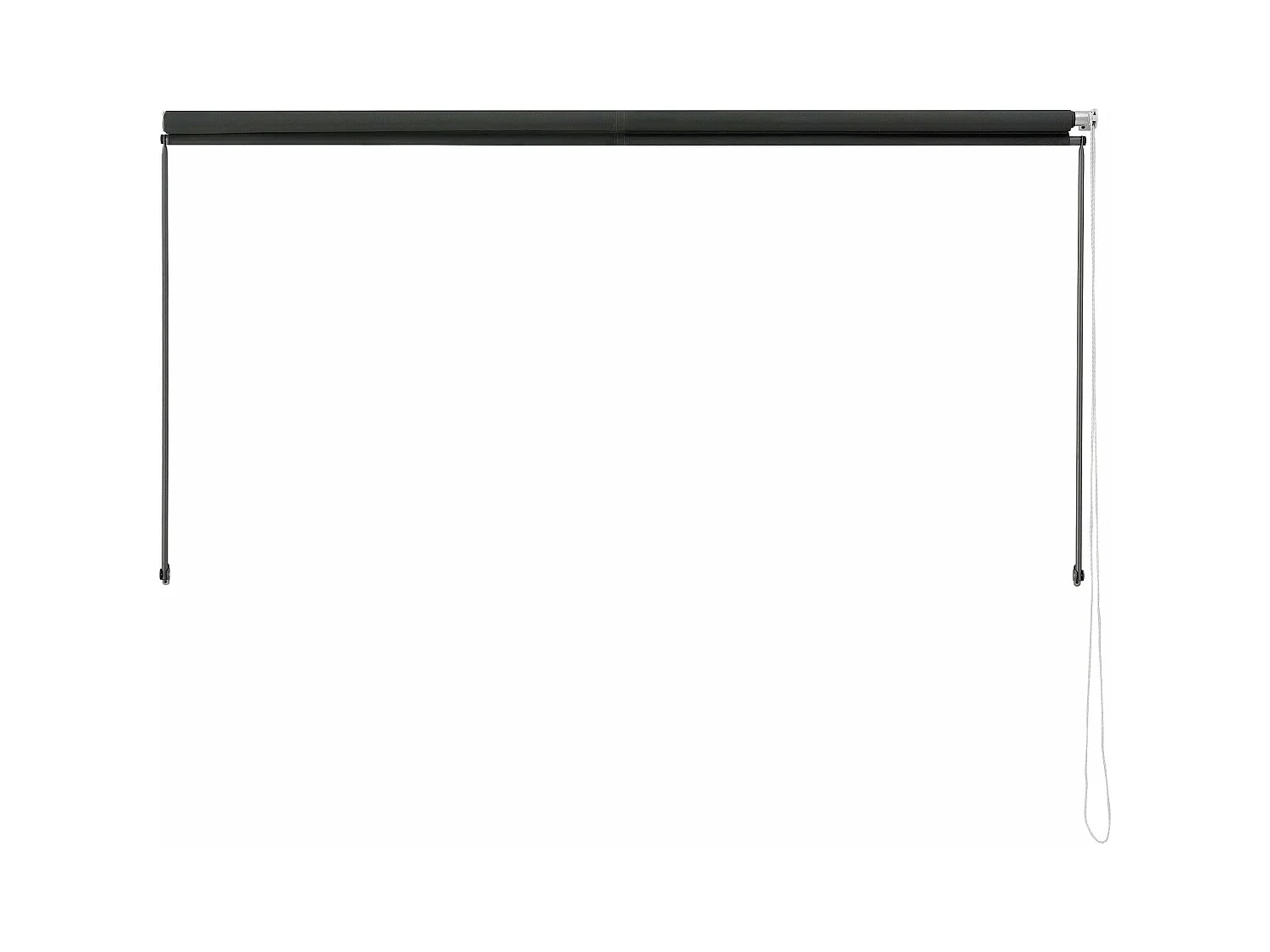 Brise-soleil pare-soleil auvent pour grise 300 x 120 x 120 cm 03_0001108