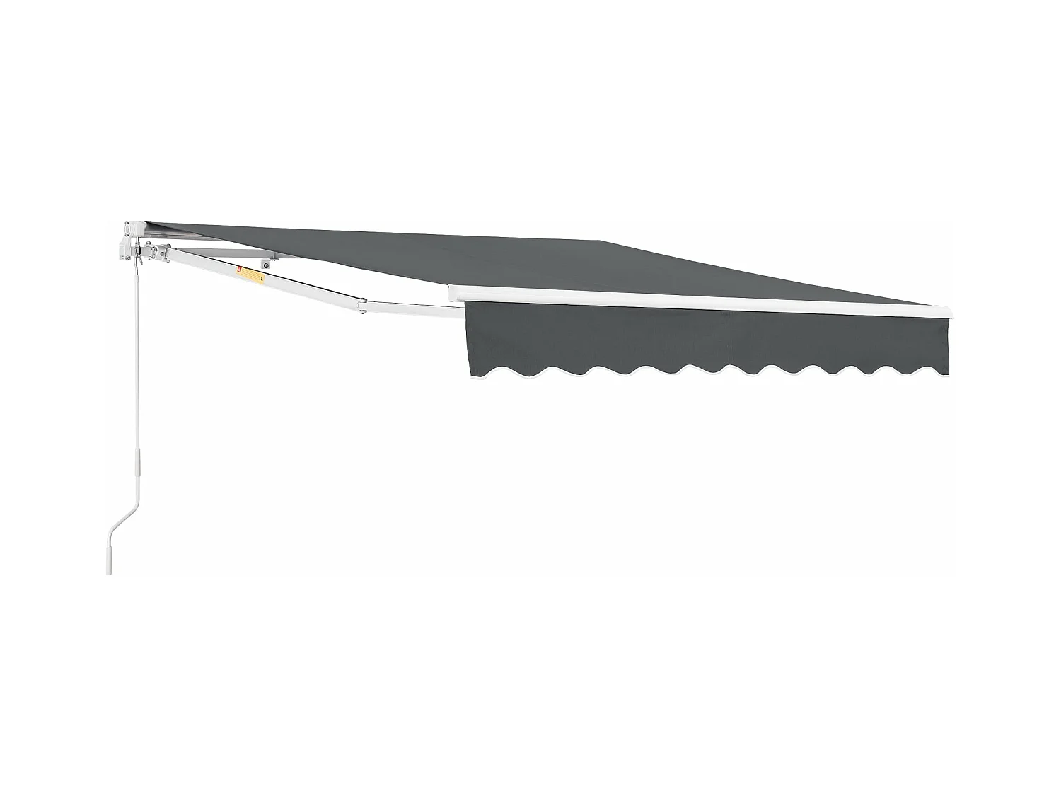 Store banne avec manivelle grise 350 x 350 x 250 cm 03_0008310