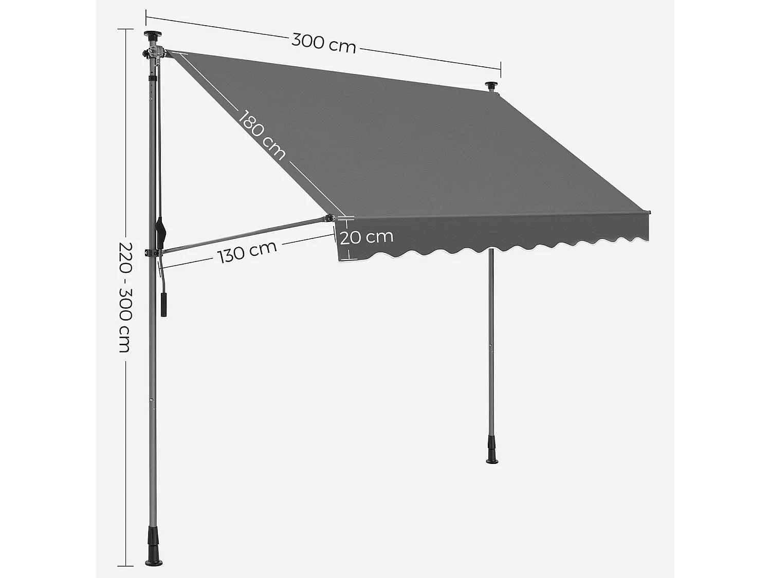 Store banne manuel store grise 300 x 130 x 300 cm 12_0001827