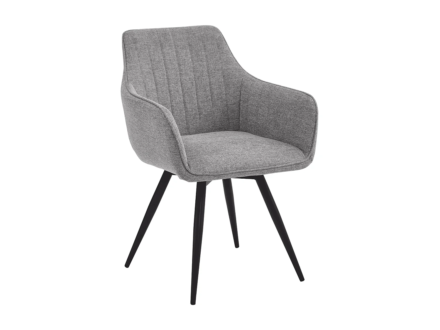 Stuhl Ballo/Stoffbezug/180Grad Rotation/ Grau