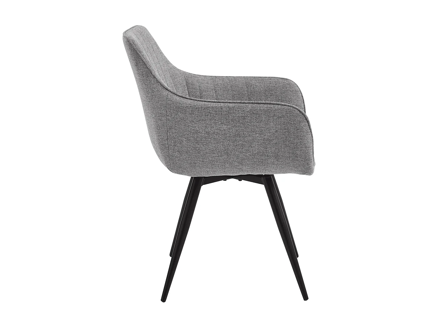 Stuhl Ballo/Stoffbezug/180Grad Rotation/ Grau