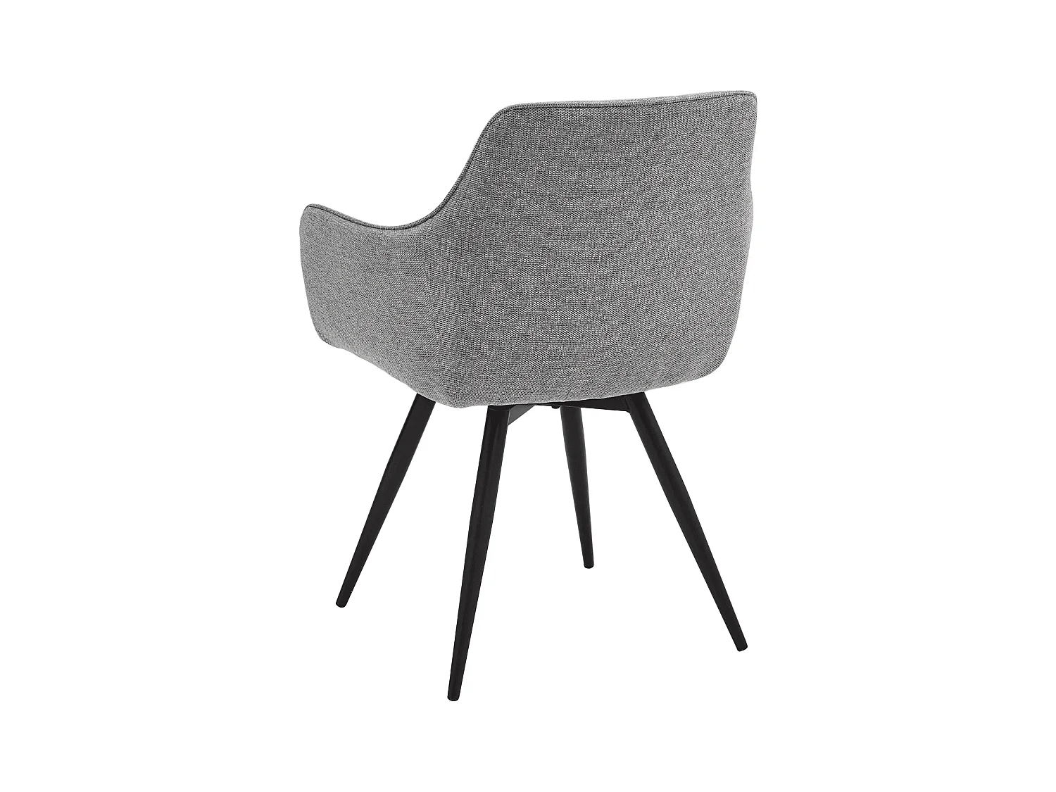 Chaise Ballo / Revêtement en tissu / Rotation à 180 degrés / Anthracite