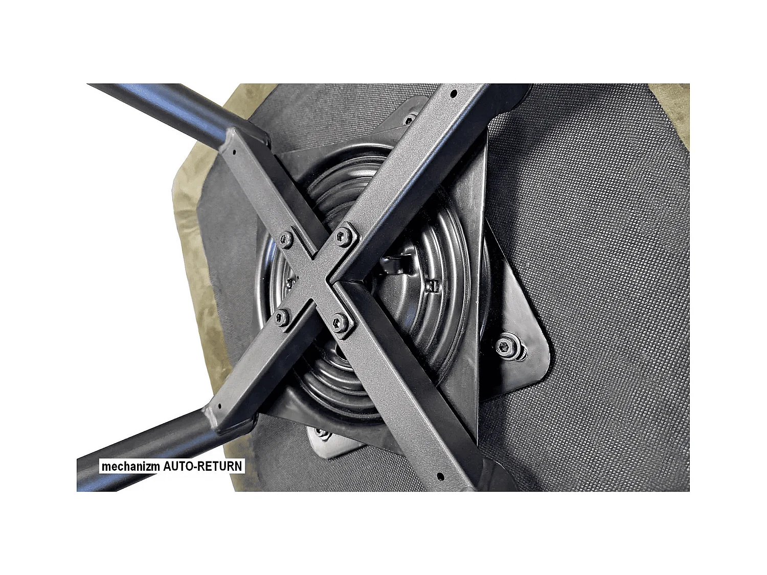 Chaise Ballo / Revêtement en tissu / Rotation à 180 degrés / Anthracite