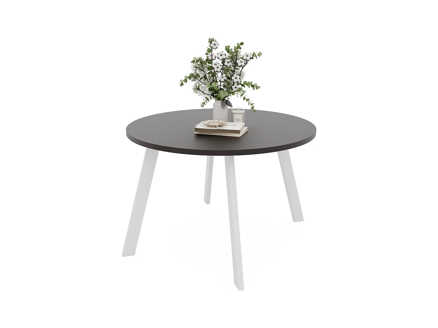 Table extensible molet noir