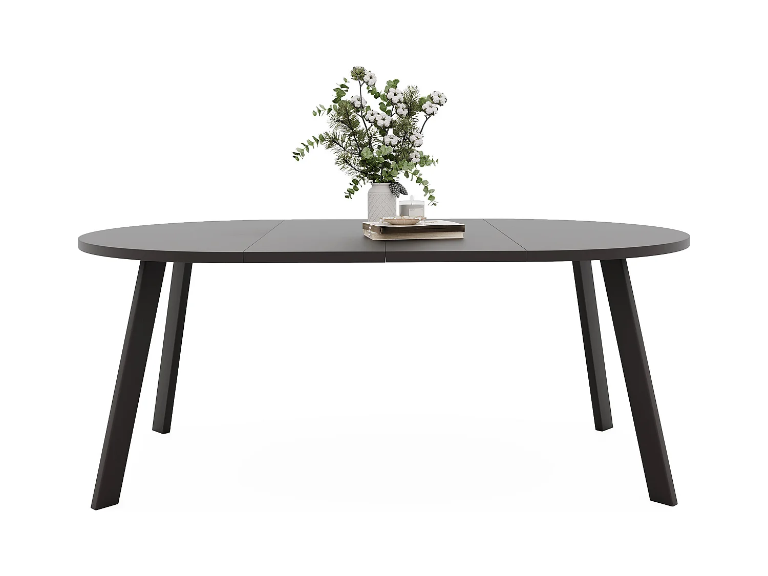 Table extensible molet noir