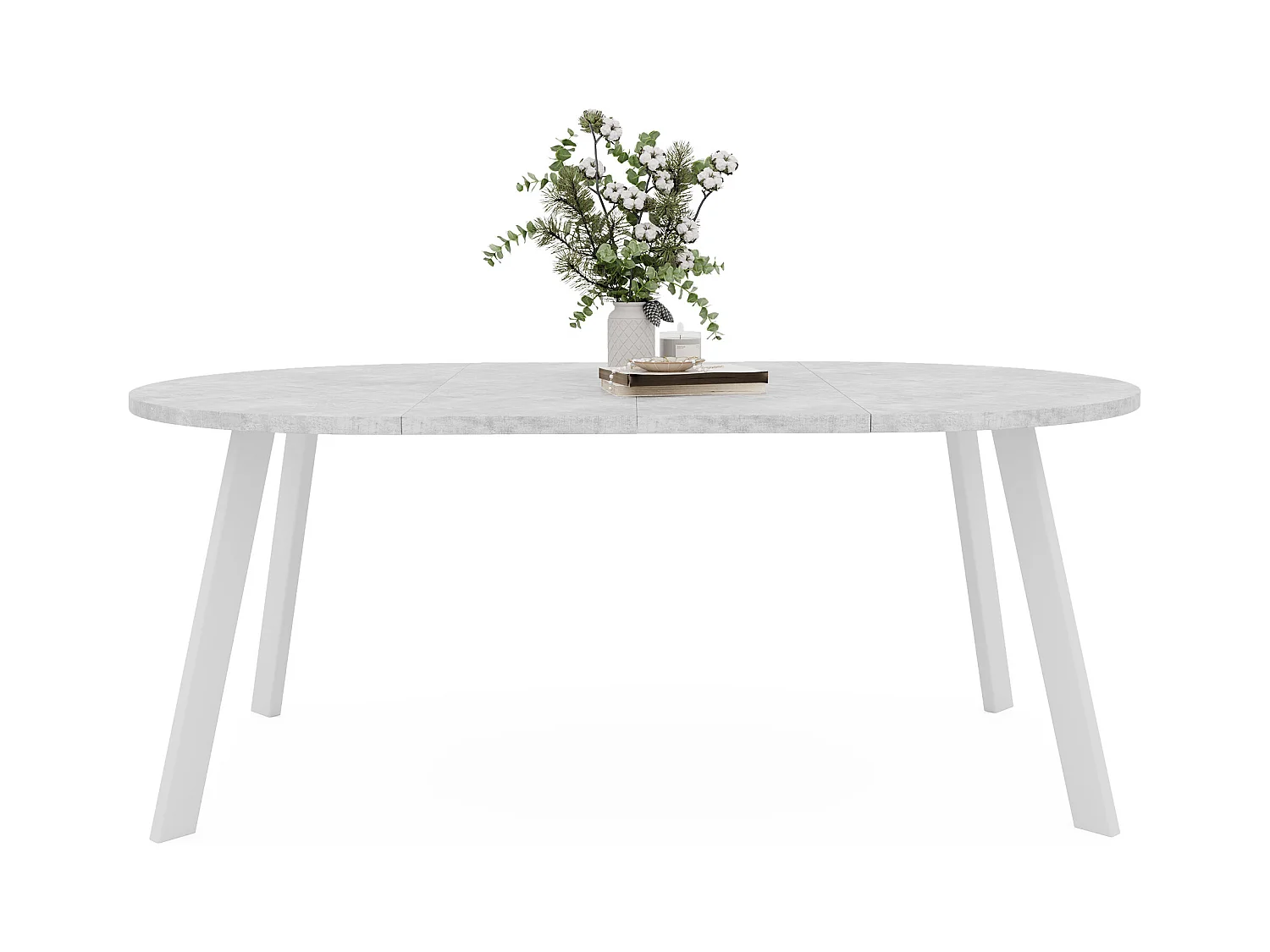 Table extensible bellato gris