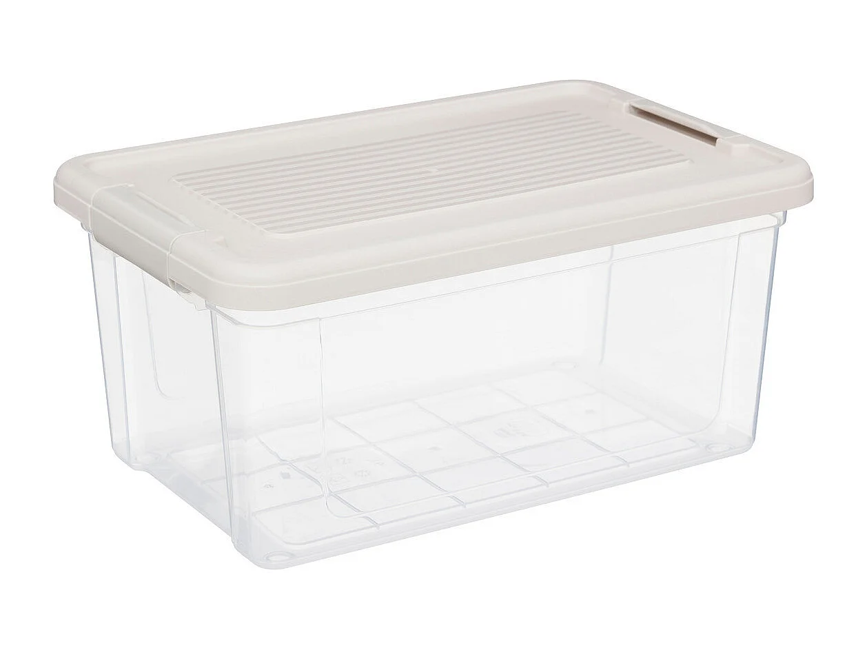 Lot de 3 Boîtes de Rangement "Tide'n" 9L Transparent