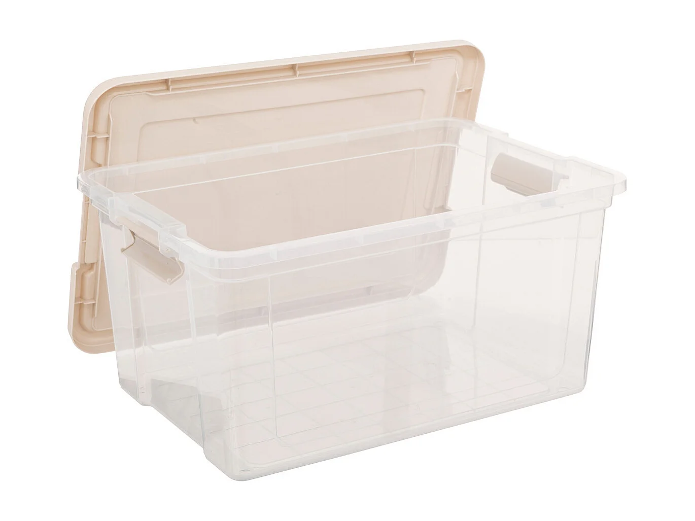 Lot de 2 Boîtes de Rangement "Tide'n" 30L Transparent