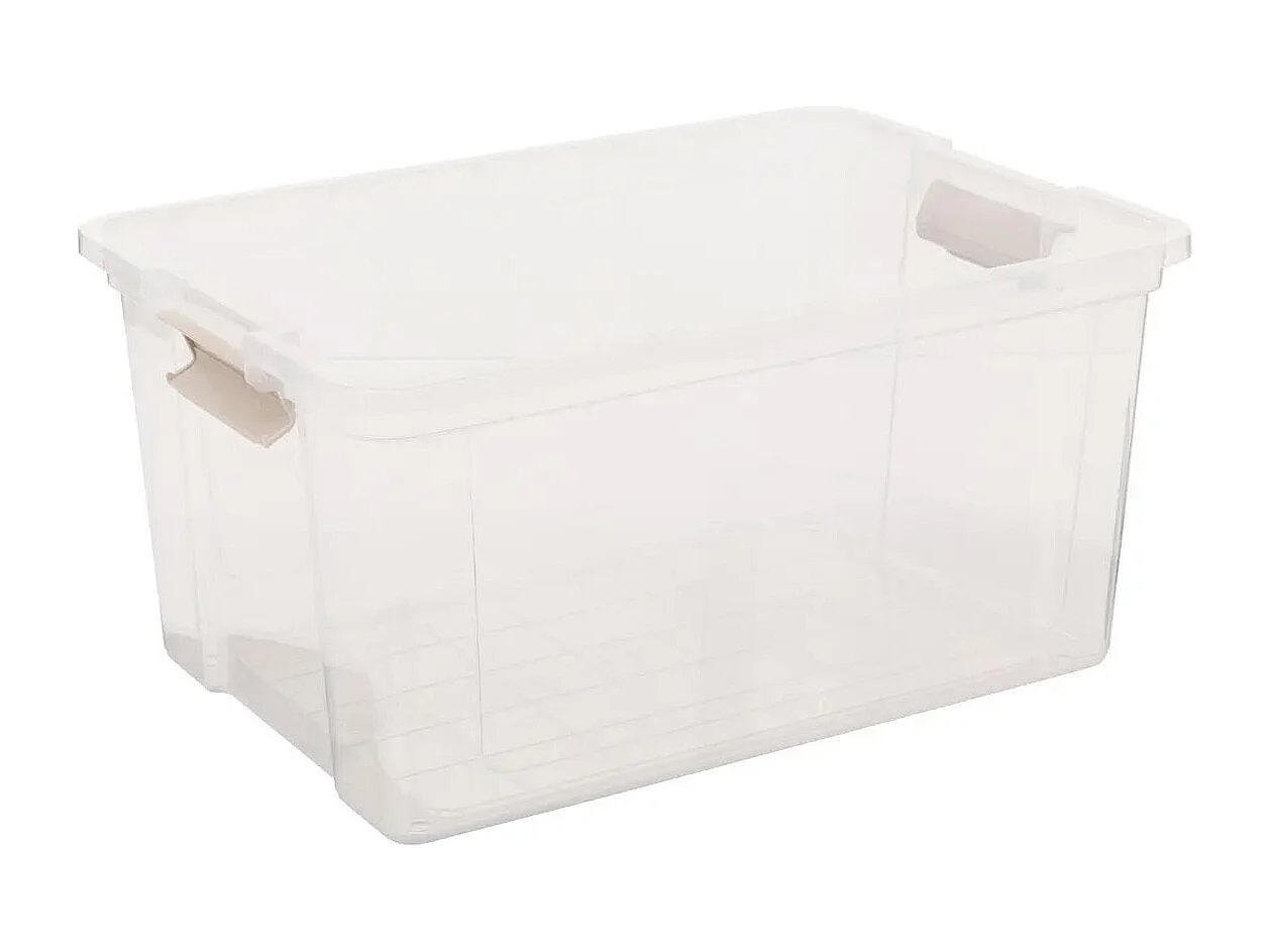Lot de 2 Boîtes de Rangement "Tide'n" 30L Transparent