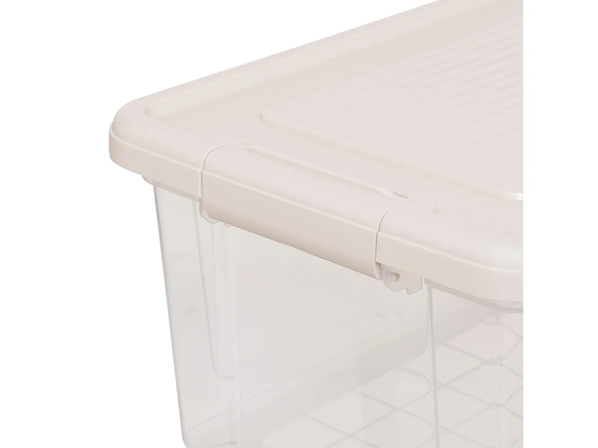 Lot de 3 Boîtes de Rangement "Tide'n" 16L Transparent