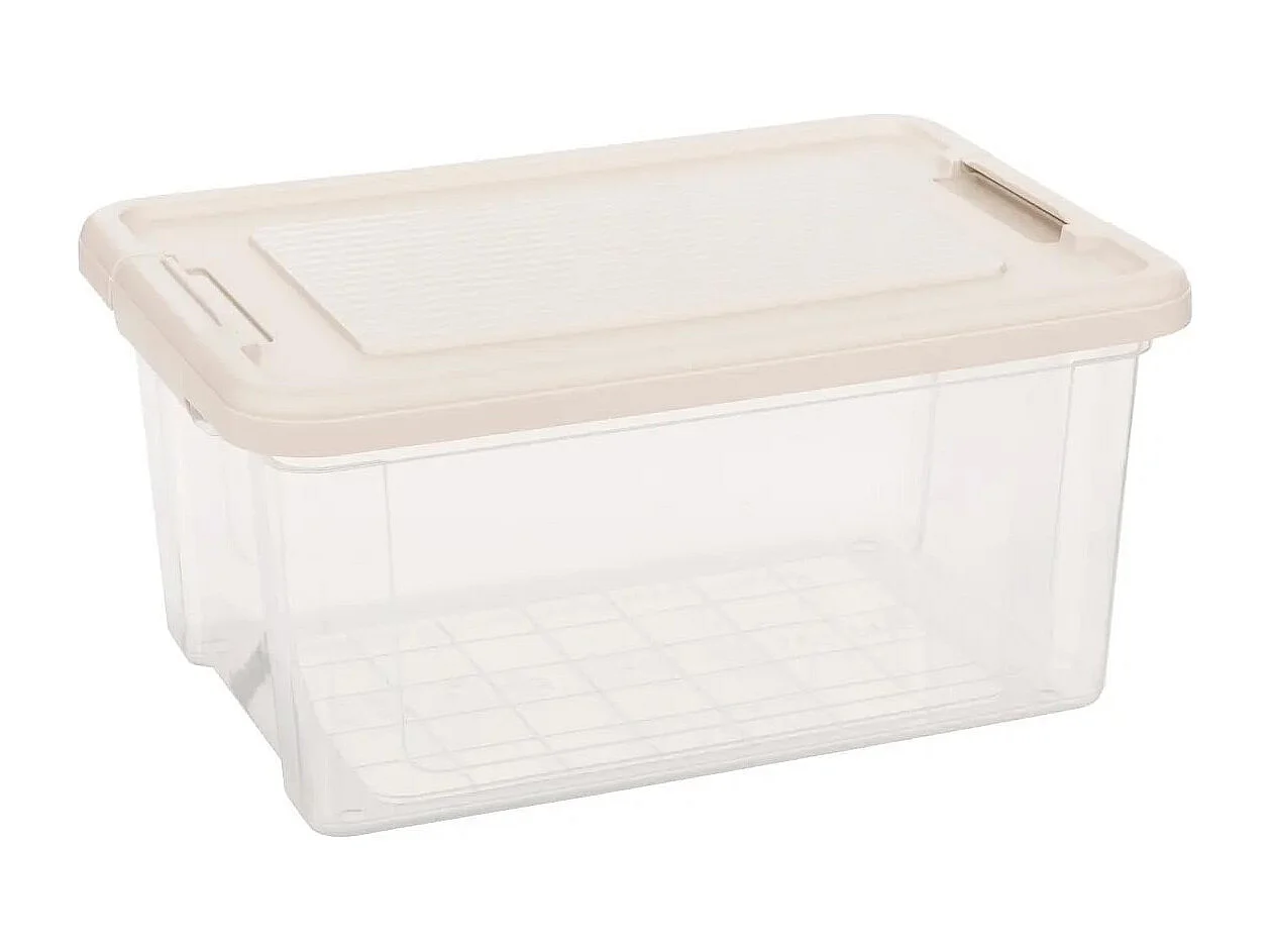 Lot de 3 Boîtes de Rangement "Tide'n" 16L Transparent