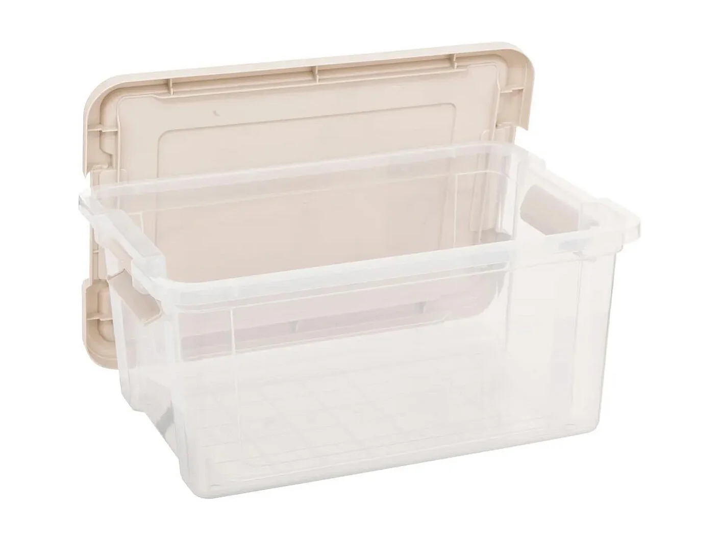 Lot de 3 Boîtes de Rangement "Tide'n" 16L Transparent