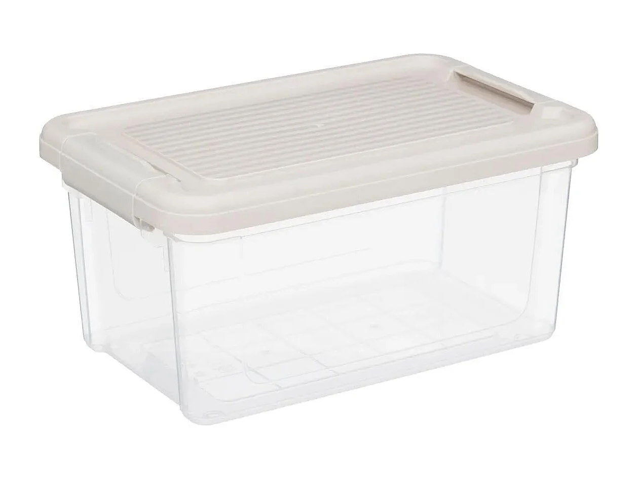 Lot de 3 Boîtes de Rangement "Tide'n" 5L Transparent