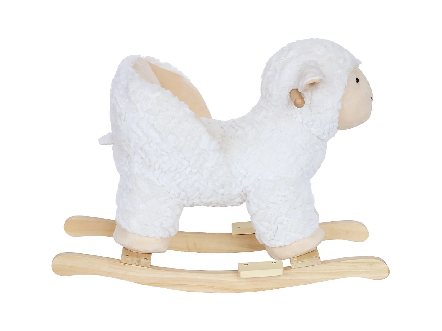 Pecorella a dondolo per bambini, bianco