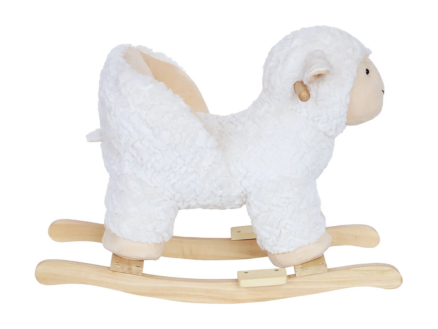 Pecorella a dondolo per bambini, bianco
