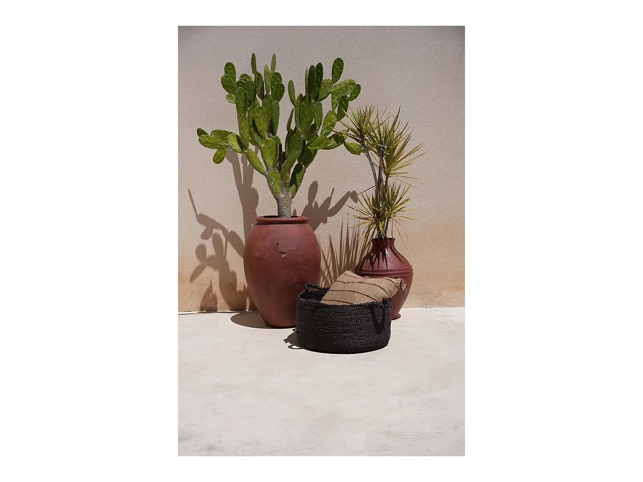 Les Quatre Mains Baskets – Schwarz – L