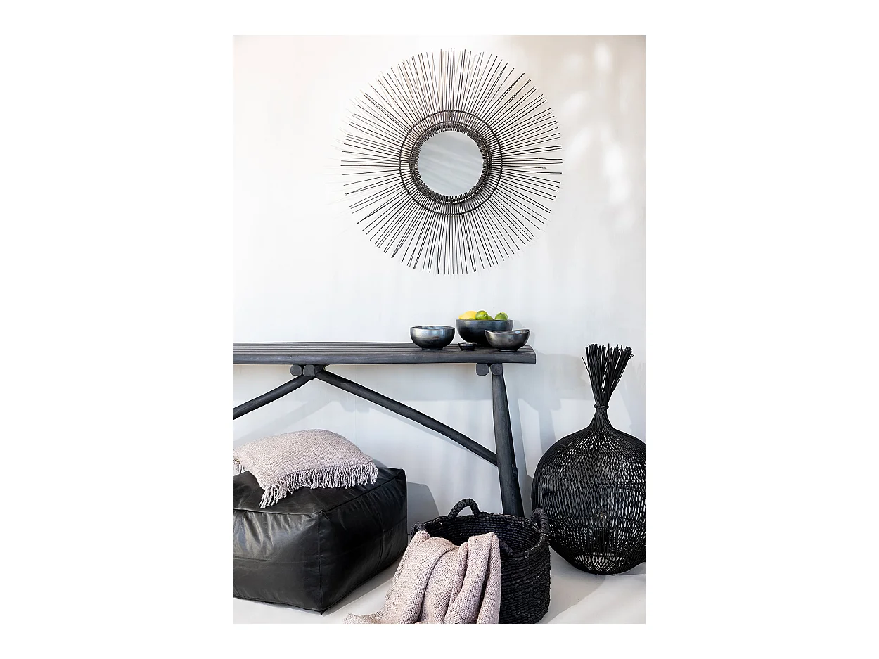 Les Quatre Mains Baskets – Schwarz – L