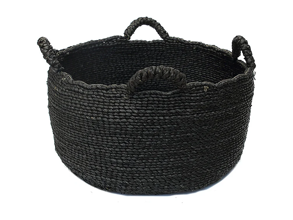 Les Quatre Mains Baskets - Schwarz - S