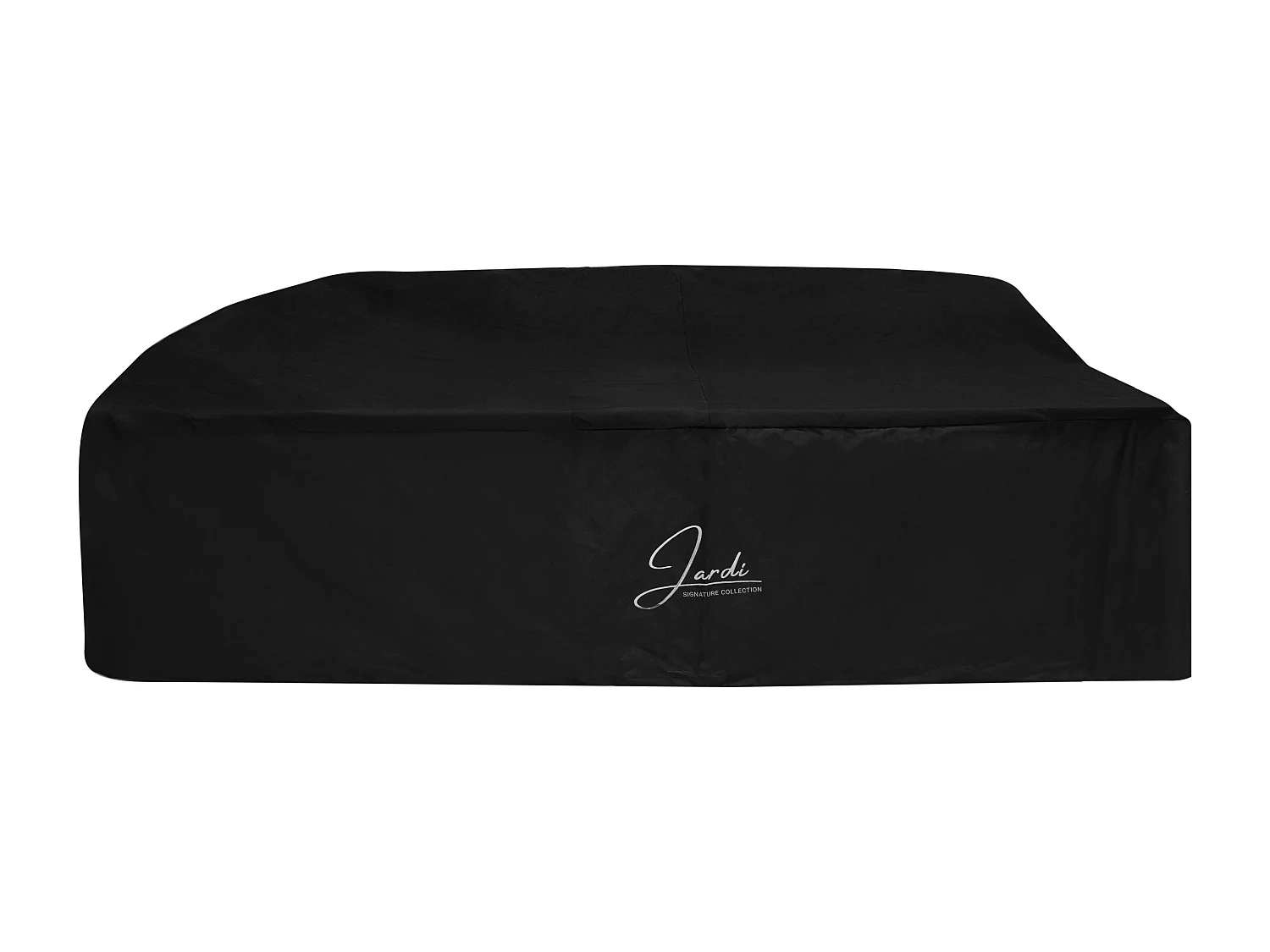 Sofa de canto exterior em aluminio de 7 lugares - Branco