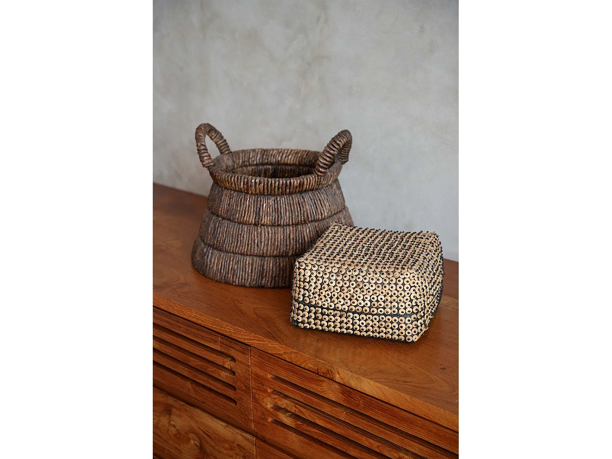 The Coconut Shell Basket - Natural - L