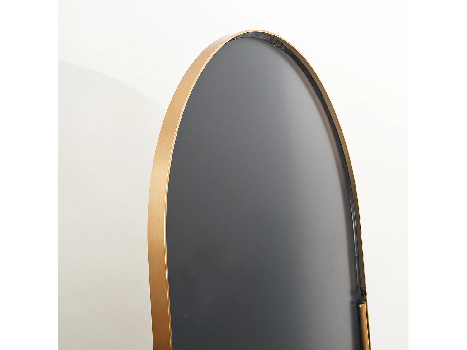 Espelho de corpo inteiro com moldura fina dourada 180 x 80 cm, espelho grande de pé, quarto, closet e espelho de parede