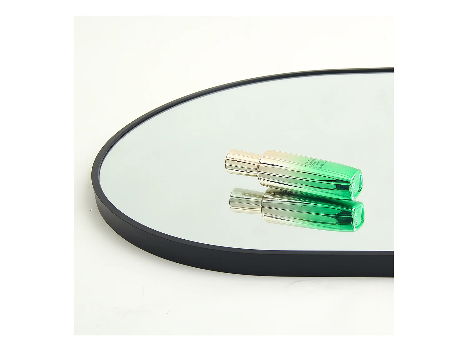 Espejo de cuerpo entero con marco fino negro 165 x 60 cm, espejo grande de pie, para dormitorio, vestidor y espejo de pared.