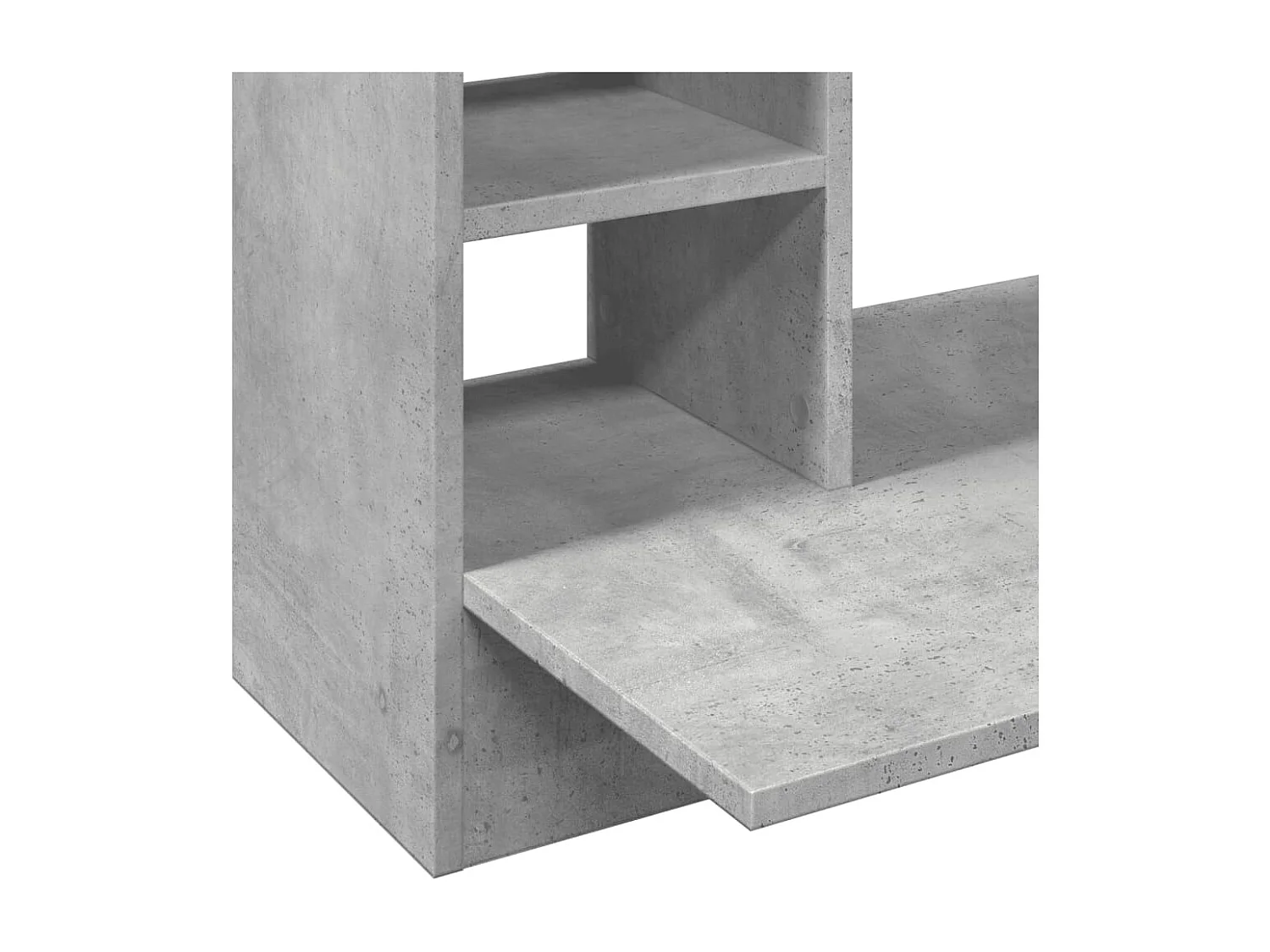 Escritorio de pared madera ingeniería gris hormigón 105x48x75cm