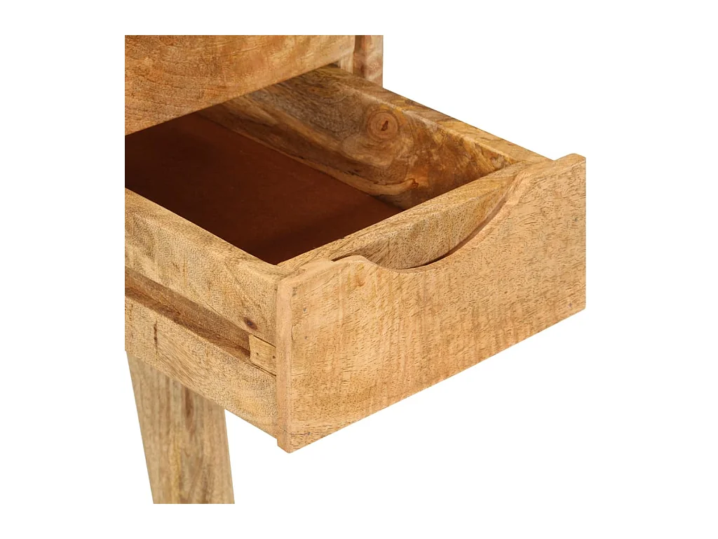 Schreibtisch mit Schubladen 110x47x76 cm Massivholz Mango