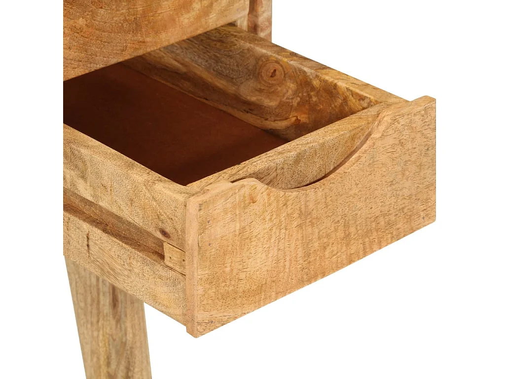 Bureau avec tiroirs 110x47x76 cm bois de manguier solide